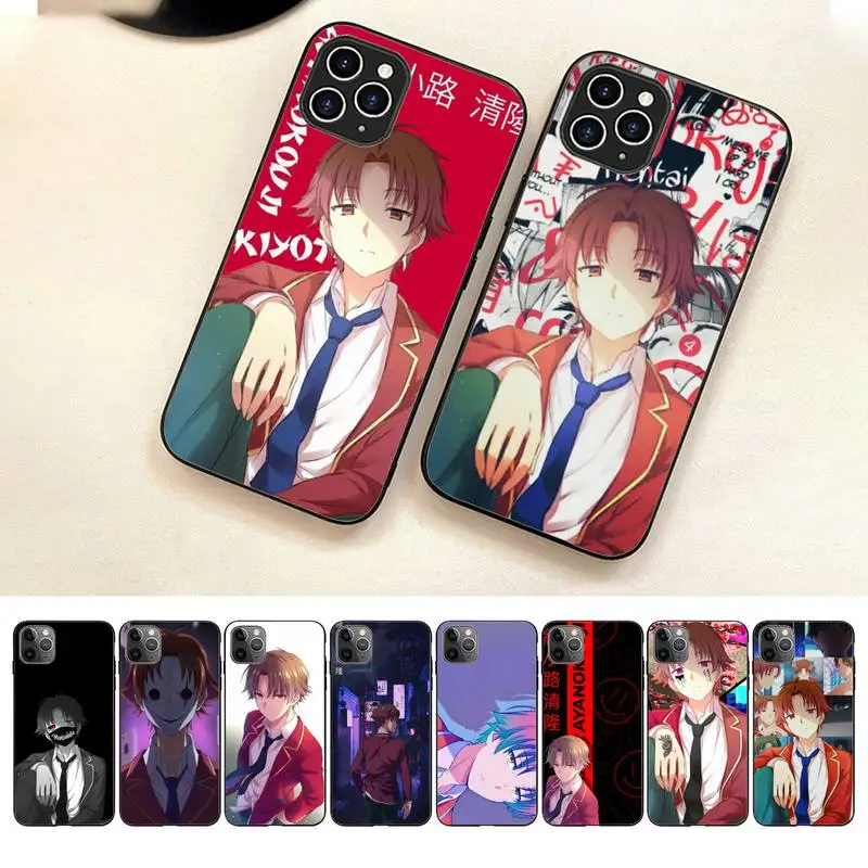 

Classroom Of The Elite Kiyotaka Ayanokouji Phone Case For Iphone 7 8 Plus X Xr Xs 11 12 13 14 Se2020 Mini Pro Max Case