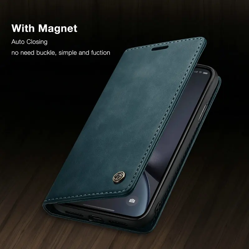 

Чехол-Кошелек для телефона iPhone 13, 11, 12 pro, 7, 8 Plus, Роскошный кожаный флип-чехол в стиле ретро с отделением для кредитной карты для iPhone Xs Max, чехол для телефона