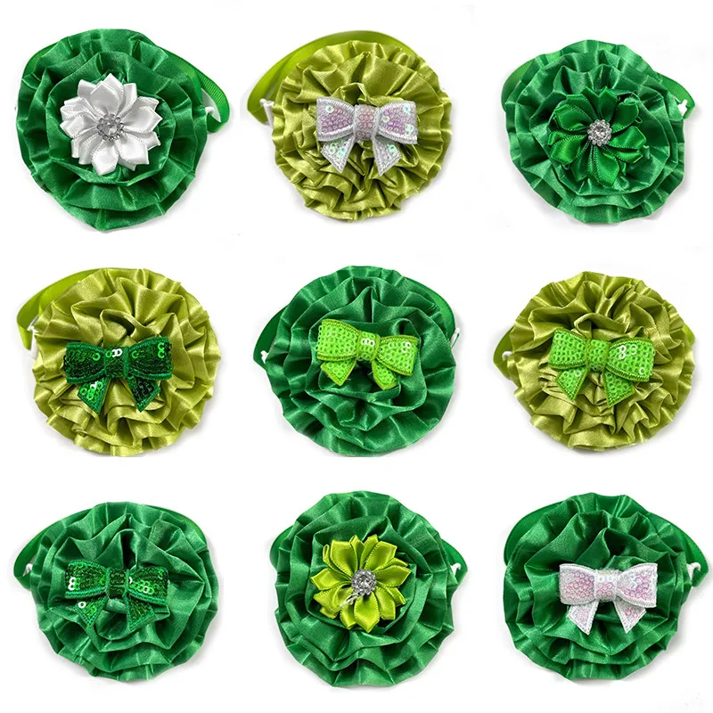 

50/100pcs St. Patrick's Pet Product Dog Bowties Pet Supplies Dog Bow Tie for Small Medium Dog Accessories Bow Tie Pet Products