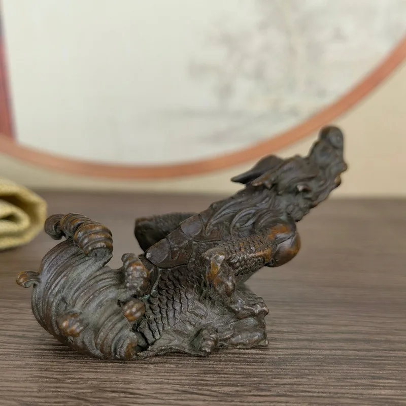 Старинный разнообразный Дракон Shengjiuzi Chi Голова Дракона ихтиозавр украшение