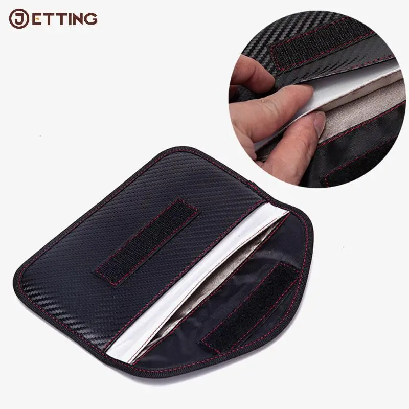 

Mobile Phone RF Signal Blocker/Jammer Anti-Radiation Shield Case Bag For Keyless Car Keys Radiation Protection Cell Phone Bag