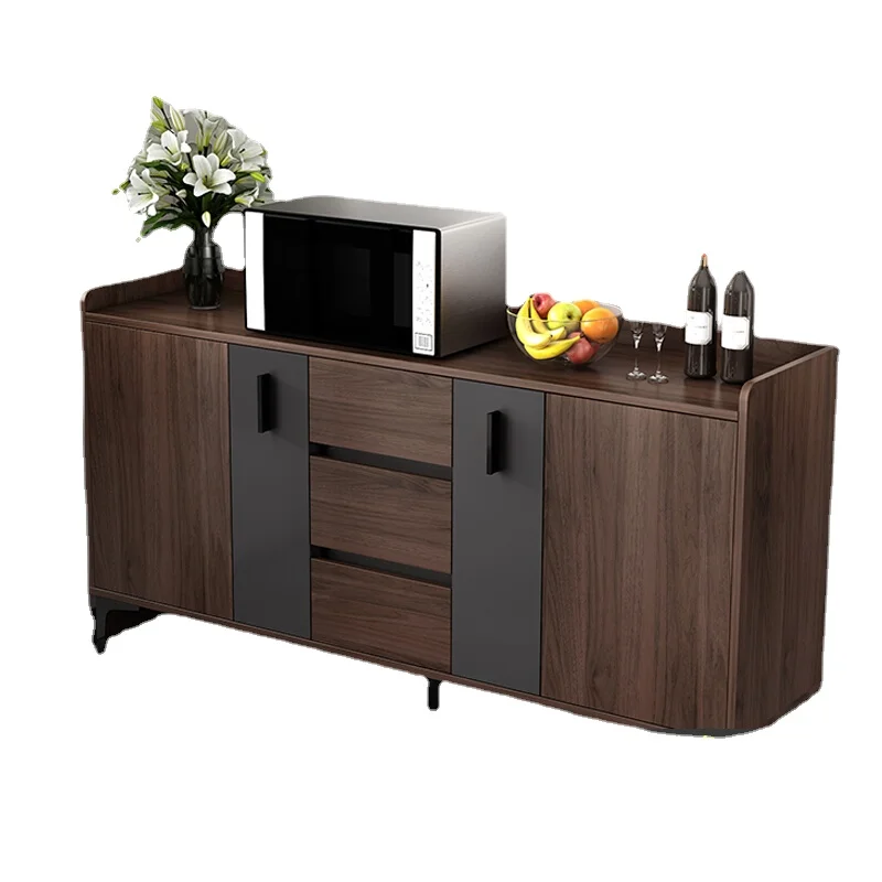 

XL Pull-out Sideboard Cabinet Wall-Mounted Large Capacity Storage Cabinet Multi-Functional Low Cabinet