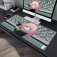 anime gaming mouse pad spy x family mousepad gamer desk mat big keyboard rug large carpet computer table surface for maus pad