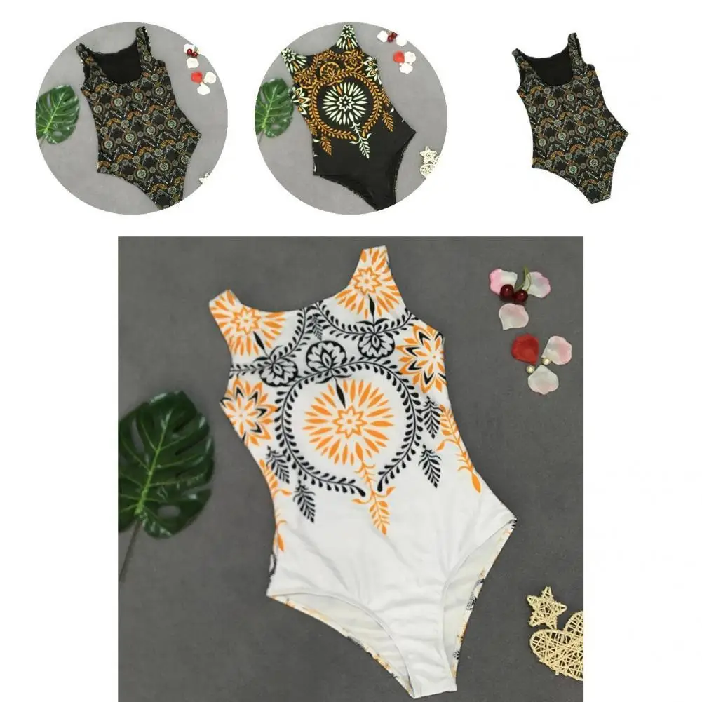 

Женское бикини без рукавов с высоким вырезом и круглым вырезом