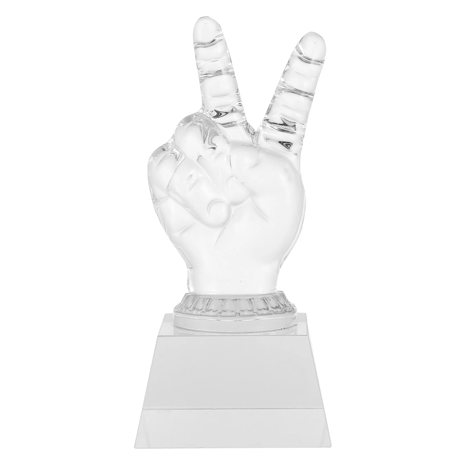 

Decorative Crystal Trophy Transparent Award Trophy Delicate Prize Trophy Prize Accessory Sports Competitions Award Toy