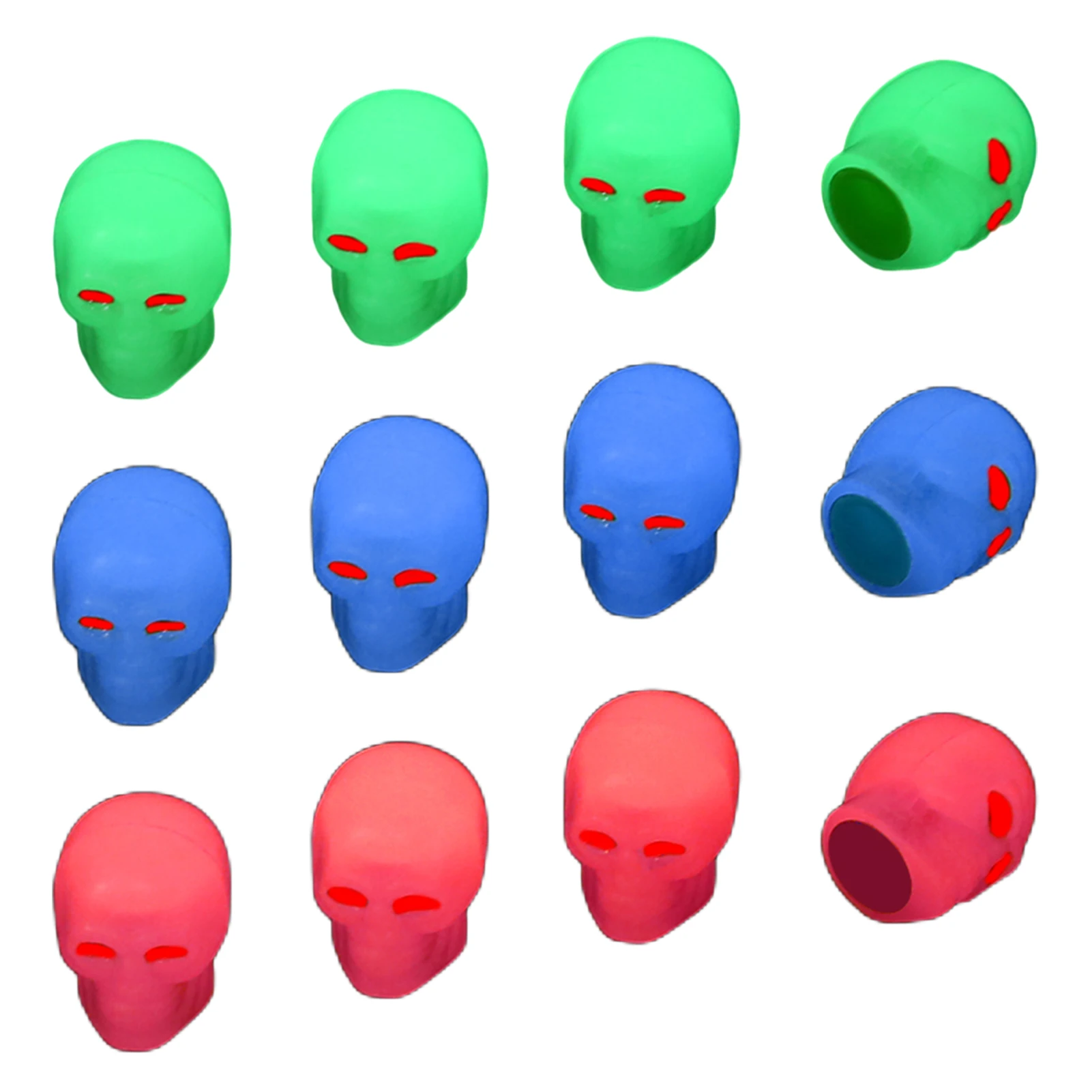 

Universal American Valve Cap Tire Valve Stem Covers For Car Truck SUV Glow Illuminated Skull Valve Cap For Bicycle Motorcycle