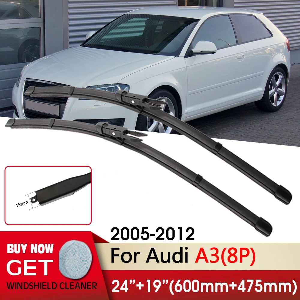 Wiper Blades For Audi A3 8P 2005 2006 20072012 Front And Rear