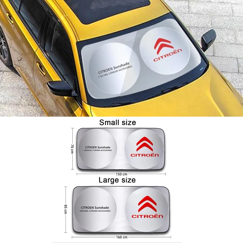 

For Citroen C2 Aircross C3 C4 C4l C5 Saxo C Elysee Ds 3 5 4 6 Xsara Picasso Berlingo Car Front Window Sunshade Windshield Cover