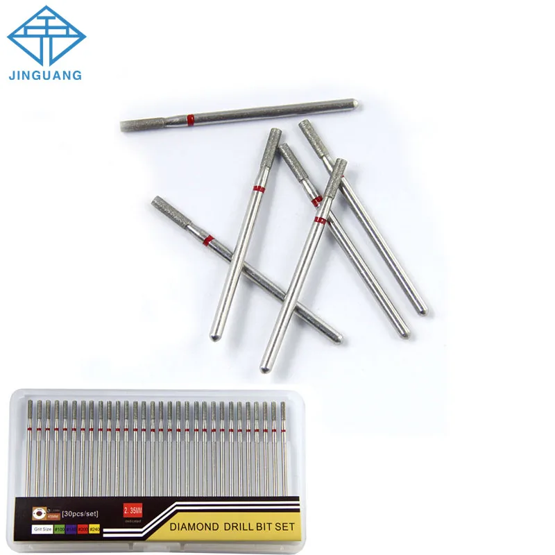 

60pcs/2box Dental Diamond Bur HP Electroplated FA33 Drill Bit Bur Dental Lab Grind Zirconia Sharp Durable Dentistry Tools