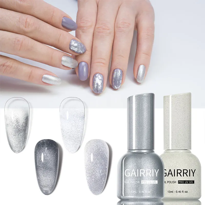 

Gairriy 13ml Gel Nail Polish 48 Colors Glitter Soak Off UV LED Semi-Permanent Varnish Nail Art Salon Nail Polish Free Shipping