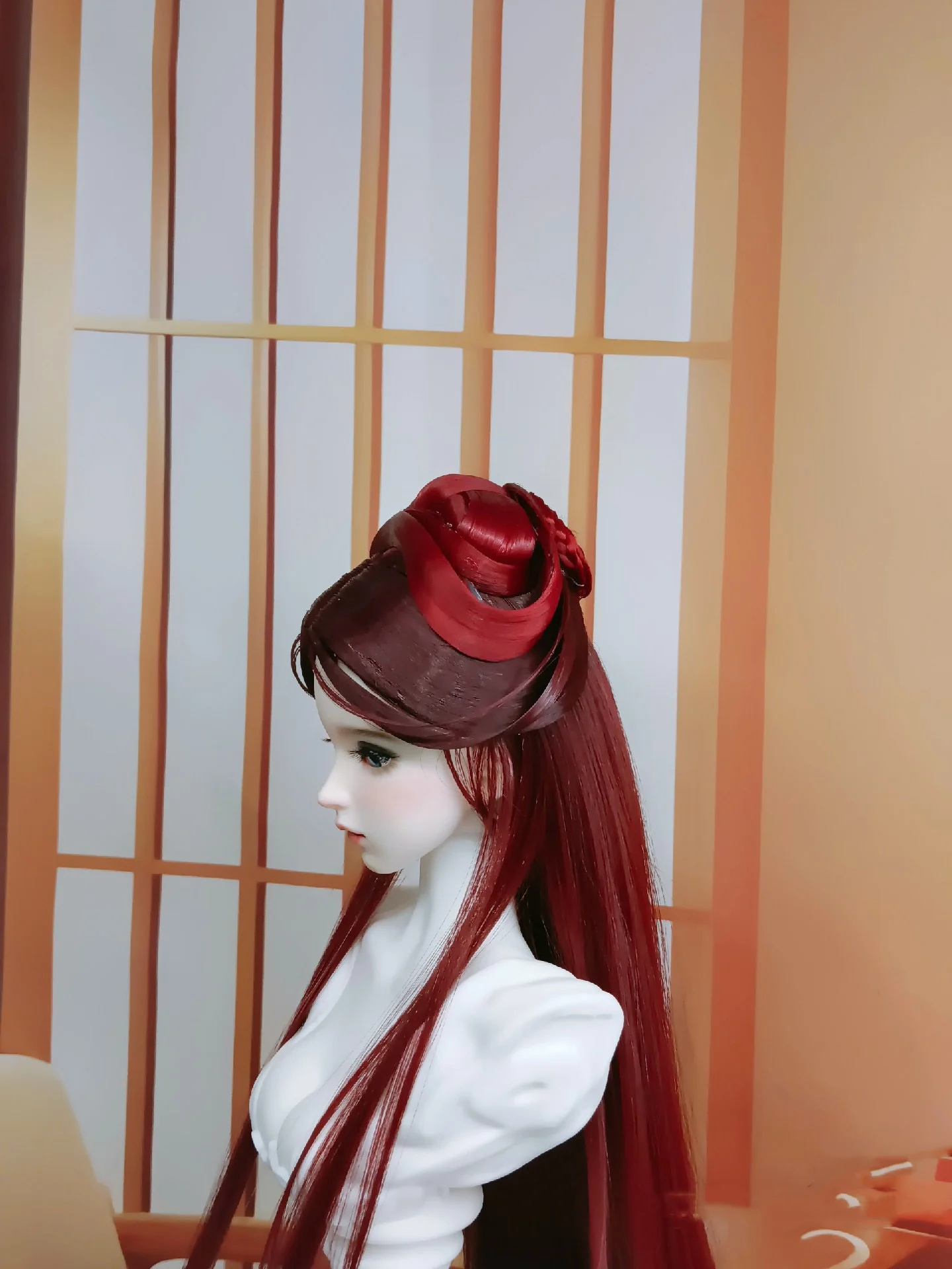1/6 1/4 1/3 старинный парик для шарнирной куклы Hanfu Фея длинные волосы Ретро парики