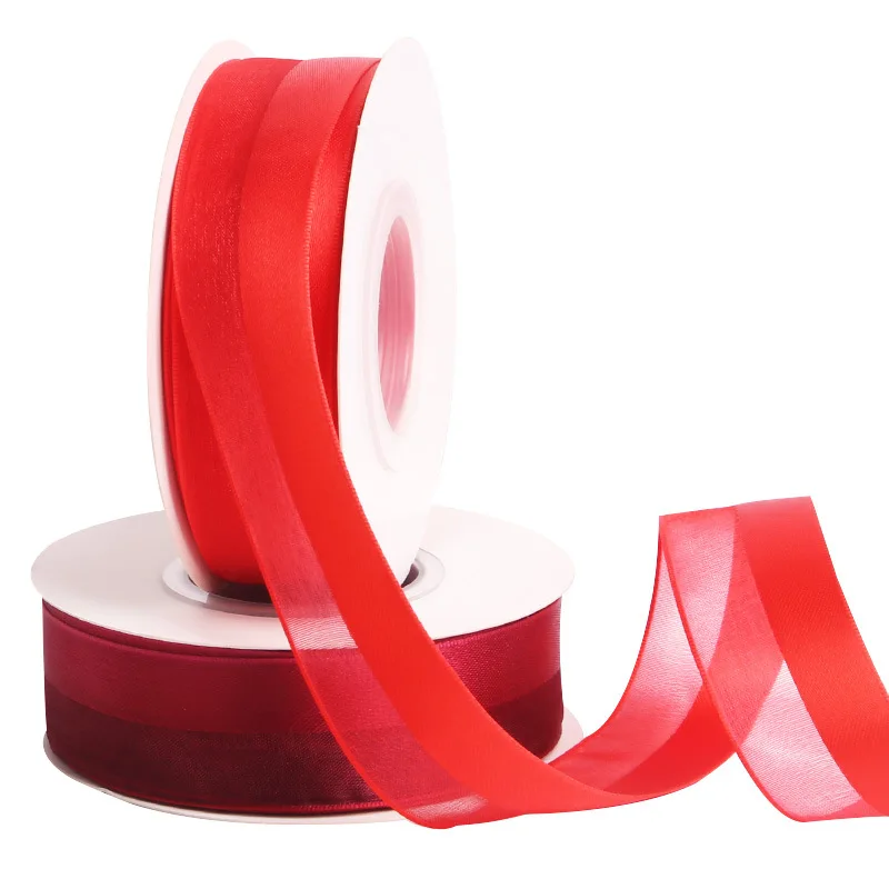 Новая Дымчатая пряжа с лентой ручной работы фотоматериал 2 5 см x 18 м лента цветами