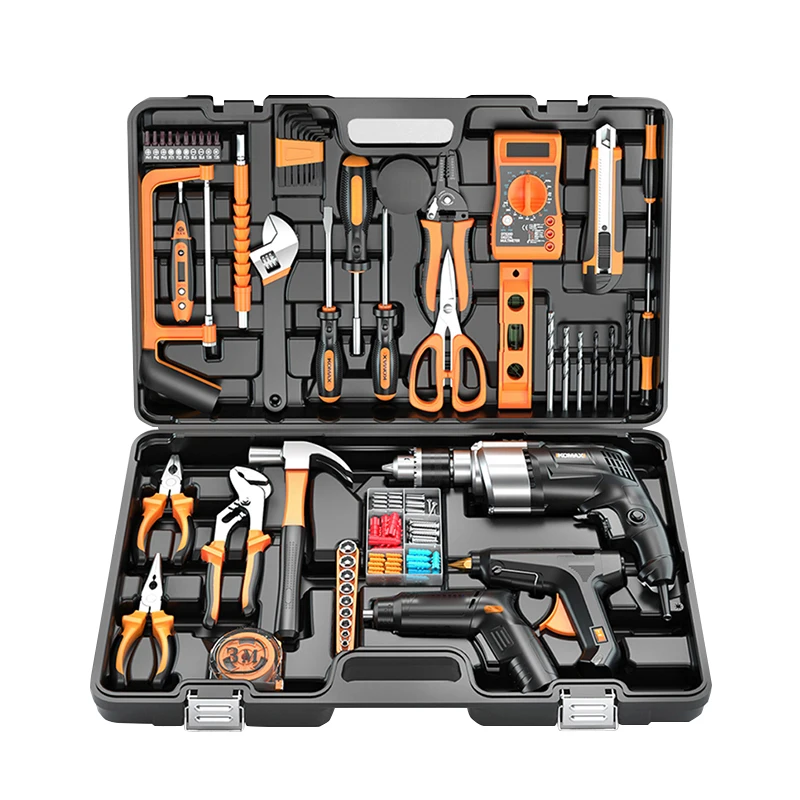 Home hand tool set daily maintenance encyclopedia multi-functional hardware toolbox combination universal set