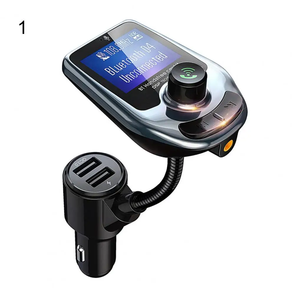 

Беспроводной автомобильный FM-передатчик Bluetooth Aux поддерживает QC3.0 быстрое зарядное устройство для автомобиля