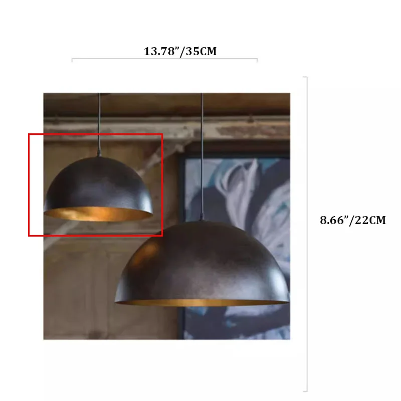 Подвесные светильники в стиле индастриал для дома большой черный светильник