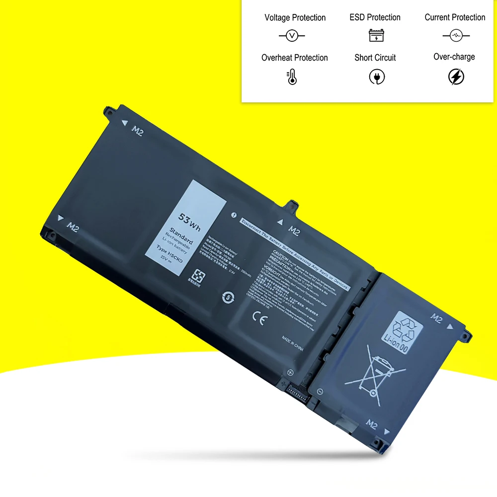 Фото Аккумулятор для ноутбуков DELL H5CKD Inspiron 5300 5301 5400 5406 5408 5501 5508 5509 7405 7500 7506 2-в-1 Latitude 3410 3510 JK6Y6 №3