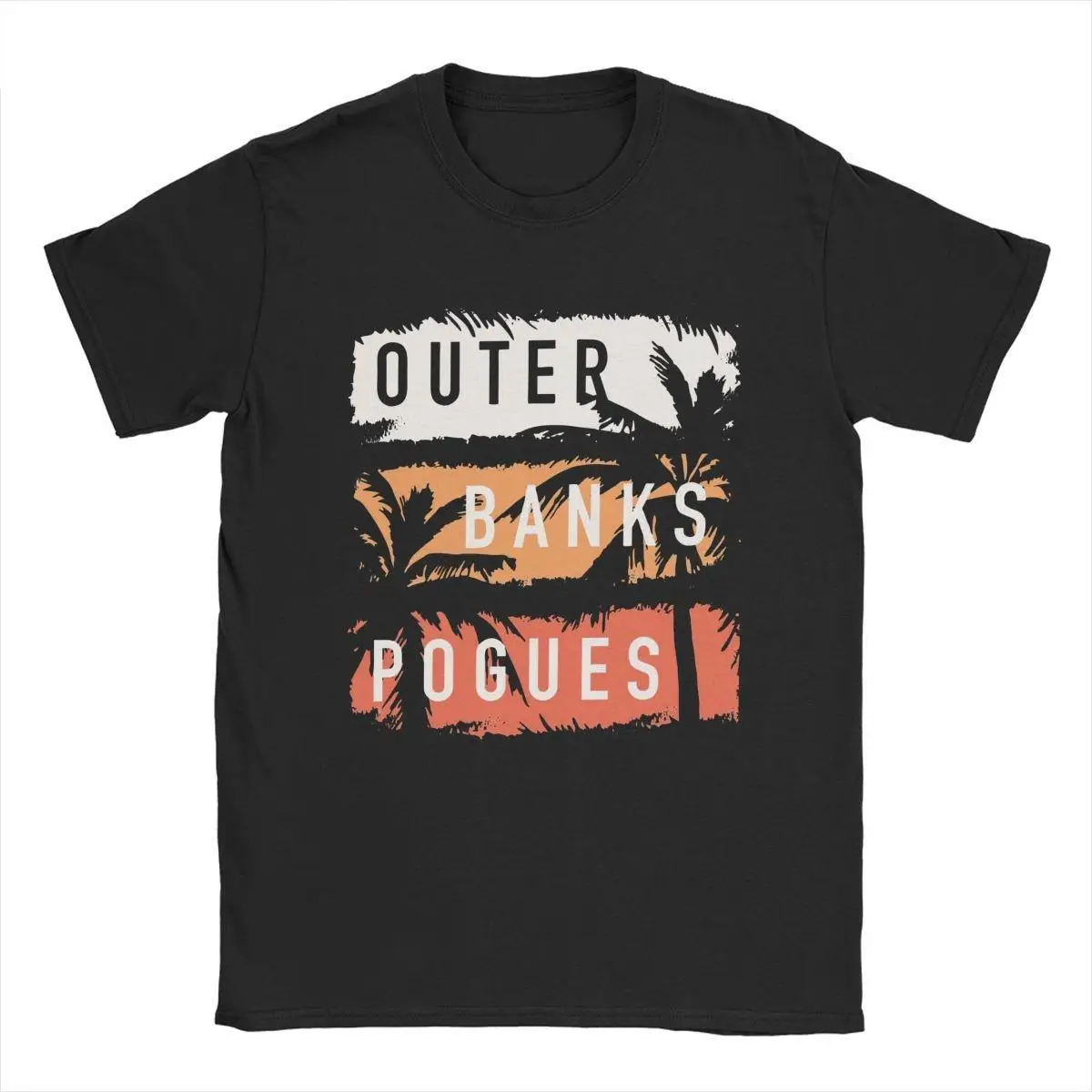 

Забавная ретро-футболка Pogue Life с внешним банком для мужчин, футболка из чистого хлопка с круглым вырезом, футболка с коротким рукавом для ТВ-...