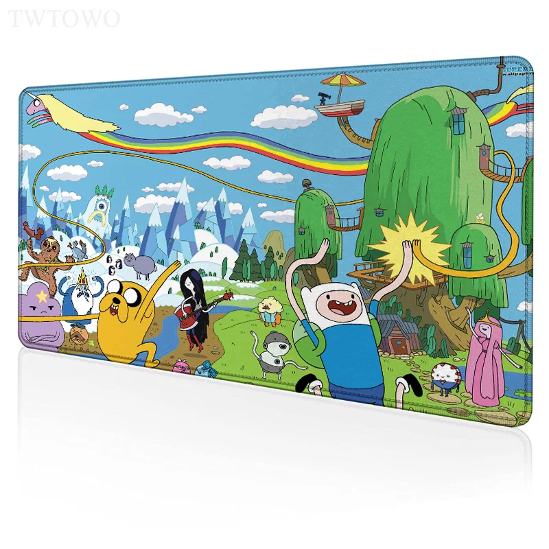 

Adventure Time Mouse Pad Gamer HD New Large Custom MousePads Mouse Mat Soft Natural Rubber Office Carpet Desktop Mouse Pad