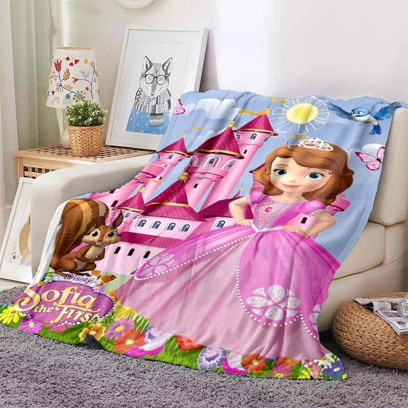 Детское мягкое и удобное шерстяное одеяло Принцесса София