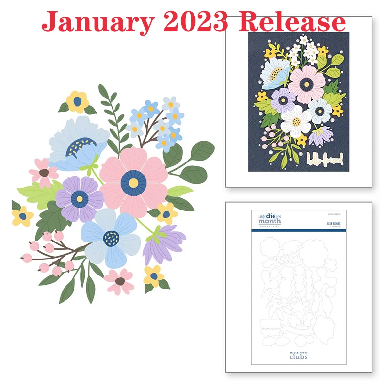 

Красивые цветы февраль 2023 выпуск металлические Вырубные штампы ремесло тиснение создание бумаги поздравительные открытки шаблон сделай с...