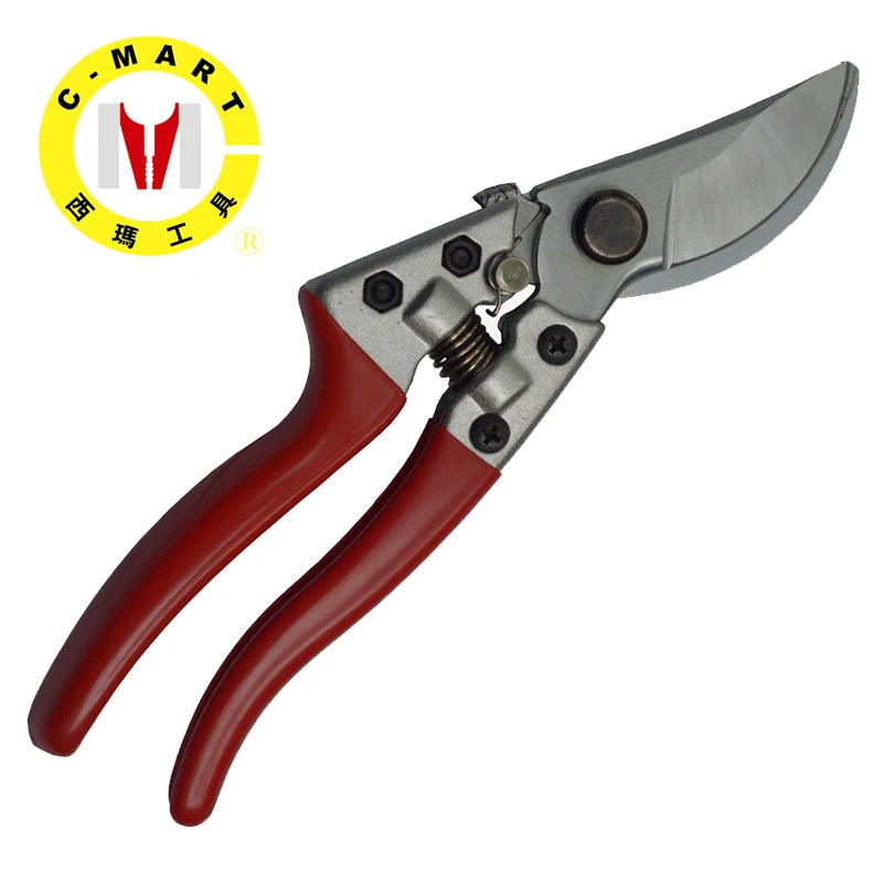 

8 Inch Garden Scissors 200mm Pruning Shears Pruner Fruit Branch Cutter Metal Handle SK5 Carbon Steel Blade Park HandTools
