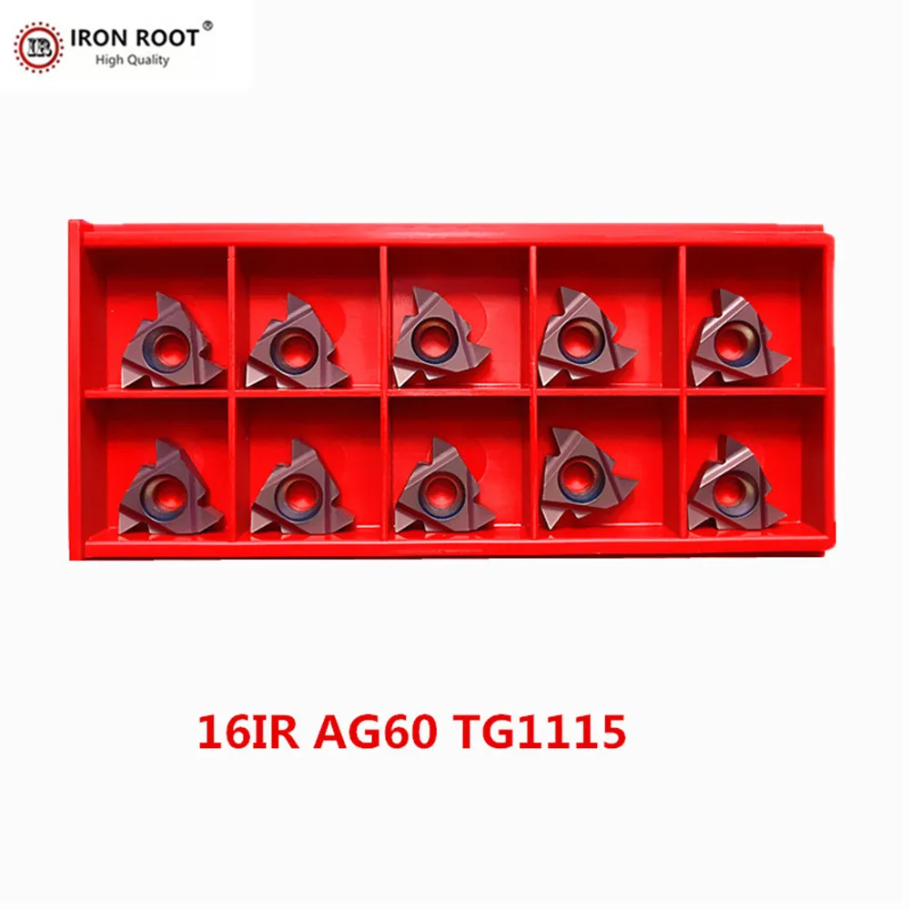 

IRON ROOT 16IR AG55,16IR AG60,16ER AG55, 16ER AG60,TG1115 CNC Metal Lathe Turning Threaded Carbide Inserts SER SEL Tool Holder