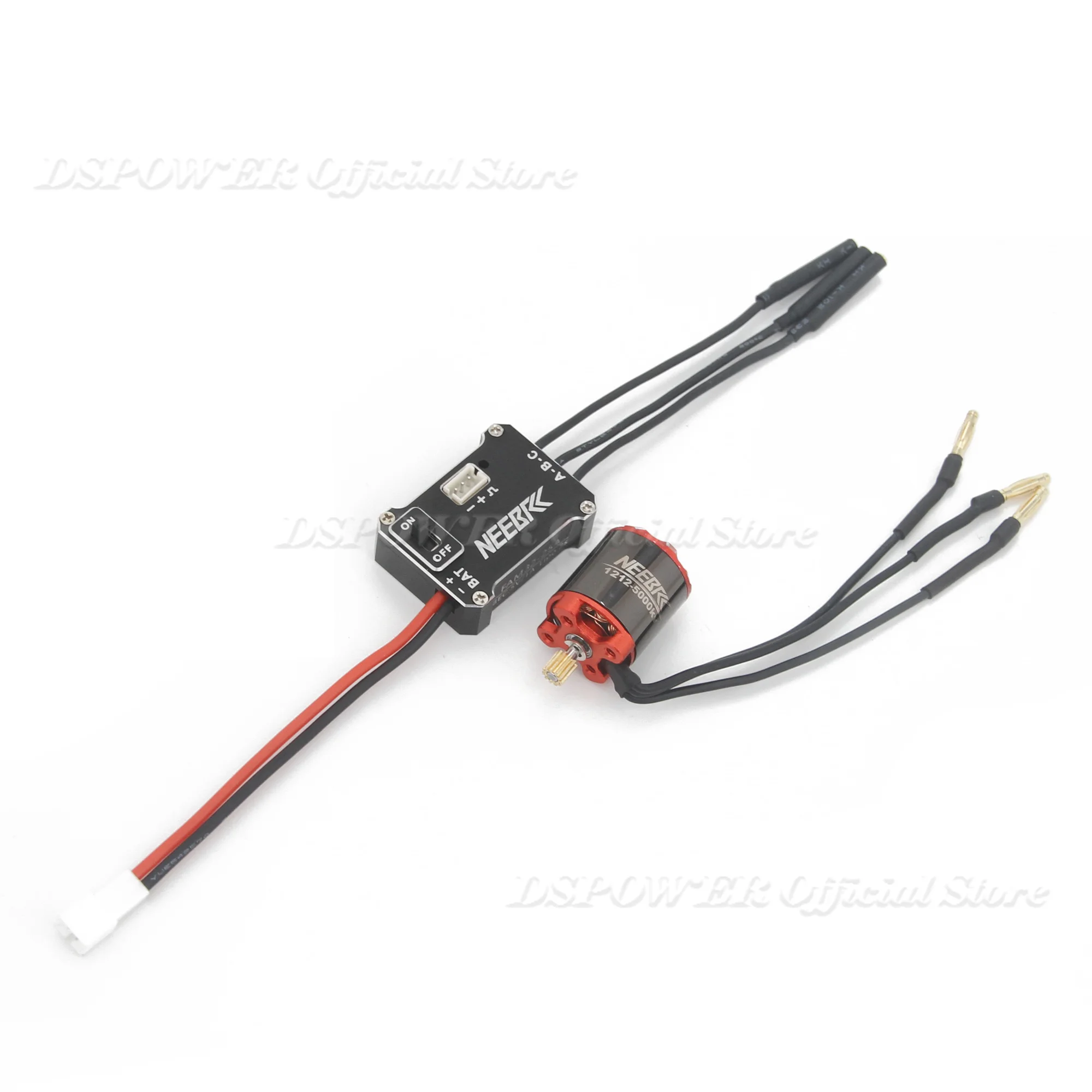 Фото Бесщеточный мотор NEEBRC 1212 5000KV Outrunner, металлический ESC AM32 25A, шестерня M0.3 11T для радиоуправляемых краулеров SCX30 1/30, запчасти для тюнинга Axial №4
