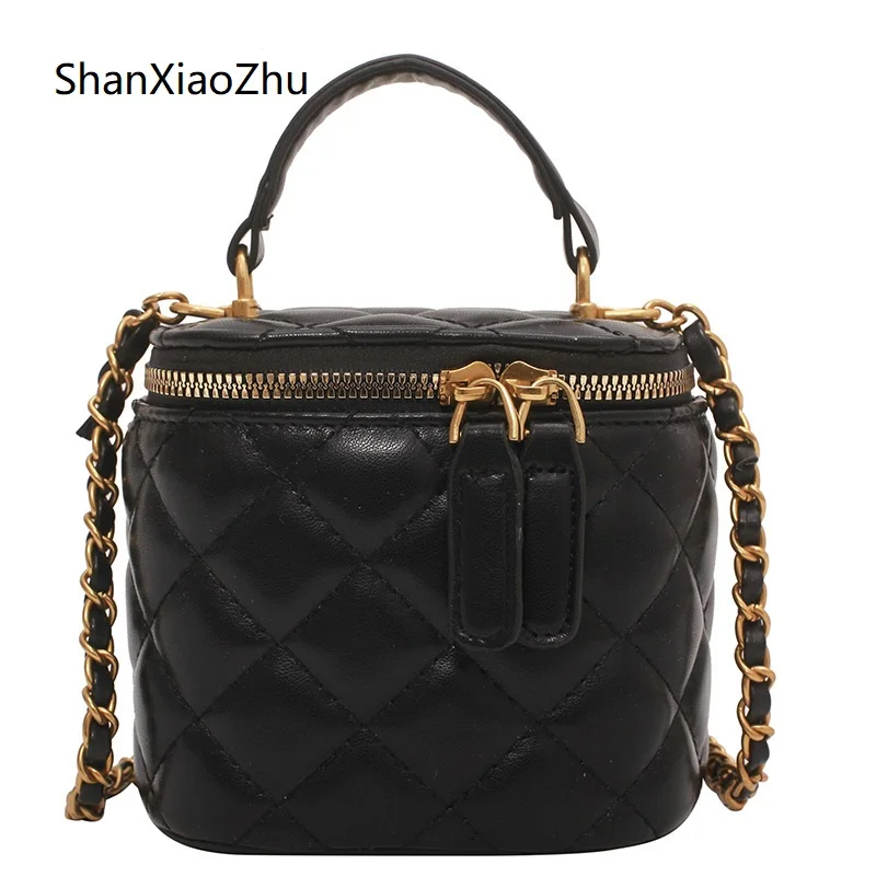 

Designer Mini Box PU Leather Crossbody Bag Lattice Clutch Totes Luxury Female Chain Shoulder Handbag and Purses Ladies Flaps
