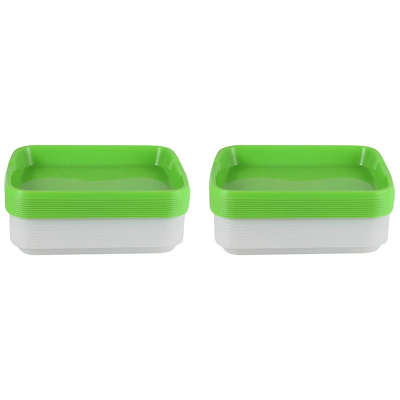 

20Sets Double-Layer Seed Germination Seedling Tray Hydroponic Basket Flower Plant Sprouting Tray