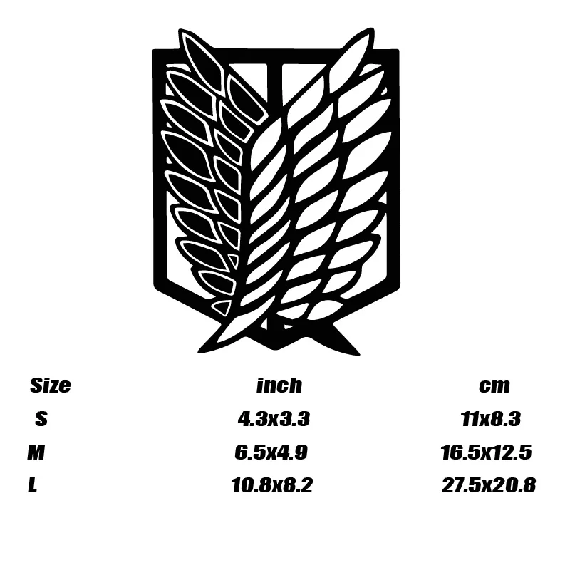 Крылья Свободы Мультяшные наклейки Высококачественные для автомобилей