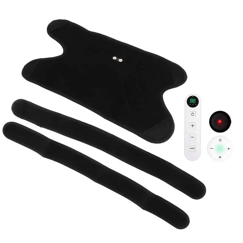 

Массажная подушка для плеч с подогревом, удобный расслабляющий Регулируемый нагревательный Массажер для поясницы и мышц, для дома