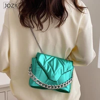 jozy shoulder handbags for women shiny chain handbag luxury designer ladys bag crossbody messenger bag top brand clutch purses