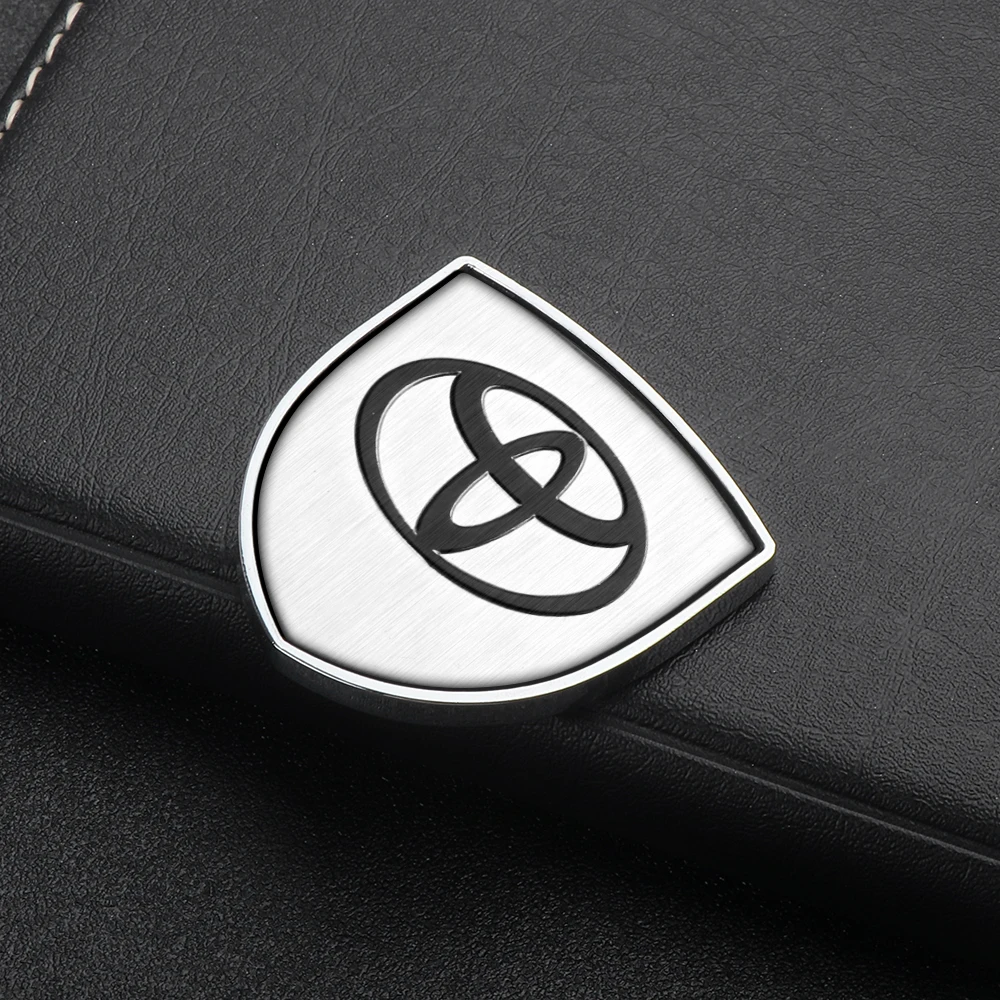 

3D металлический корпус автомобиля, эмблема на крыло, наклейки, декор, авто для Toyota Yaris Auris Corolla Camry Rav4 Hilux Avensis, аксессуары