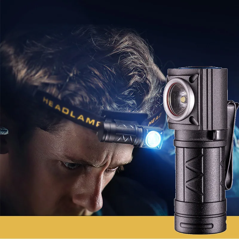 

XPG LED Headlamp 550LM USB Charging Headlight Waterproof Head Flashlight Lantern For Fishing Hunting Camping by 16340 Battery