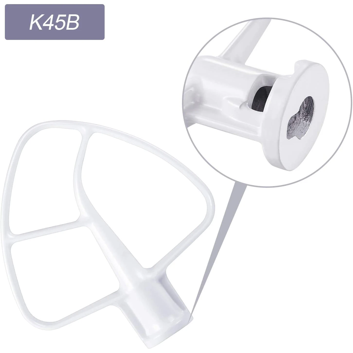 Комплект блендера для крючка теста K45DH проволочного венчика K45WW скребка с плоским