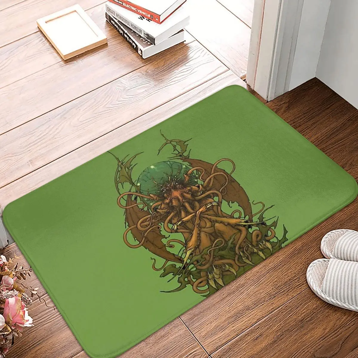 

The Call of Cthulhu Non-slip Doormat Tom Brown Bath Bedroom Mat Welcome Carpet Flannel Modern Decor