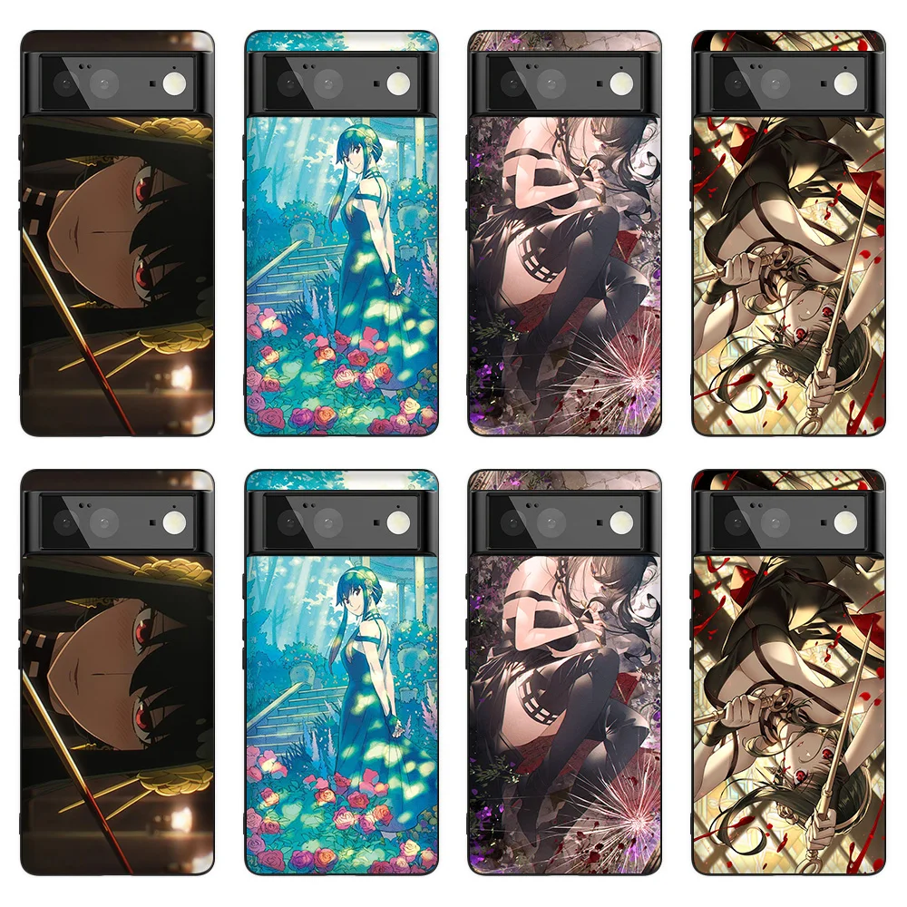 

Spy X Family Anime Case for Google Pixel 5 5a 5G 3 3XL 3a XL 6 Pro 4XL 4 4a 5G Soft Silicone Back Shell Covers Bumper Fundas