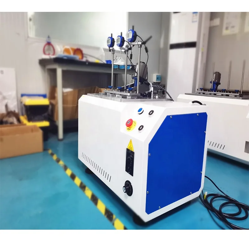 Пластиковый жесткий каучук нейлон тестер Soft Point HDT и VICAT 3 рабочие позиции