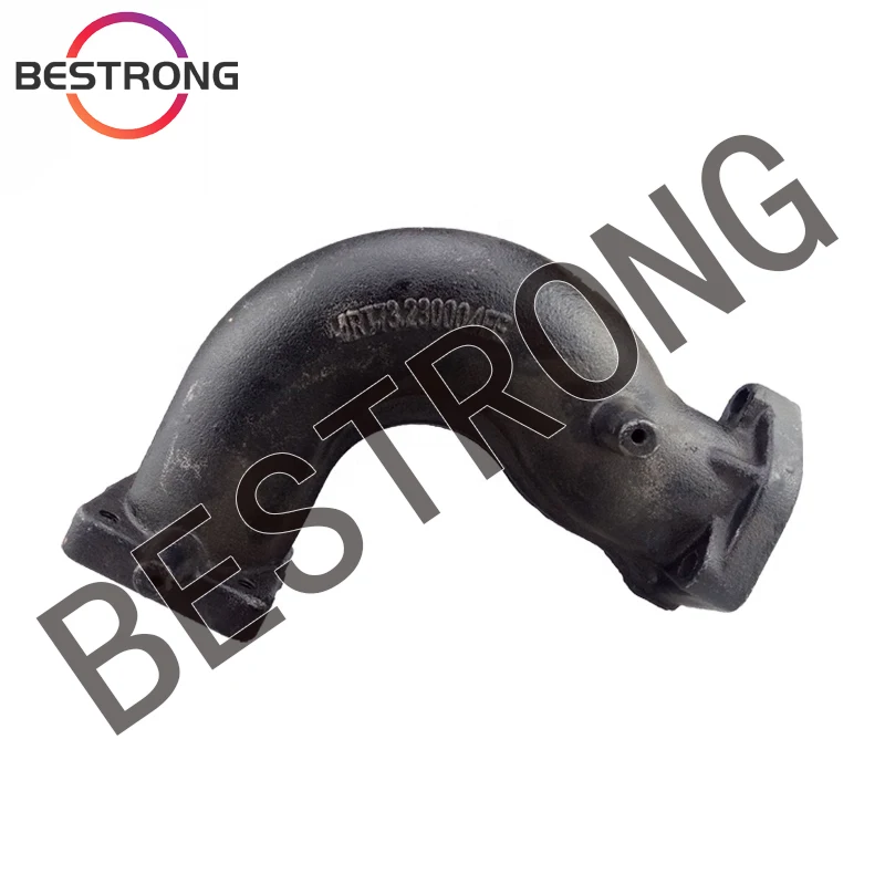 

4Rt73.230004Fe Diesel Engine Parts Exhaust Pipe / Elbow For Yto X804 X904 Lr4105 Tractor Spare