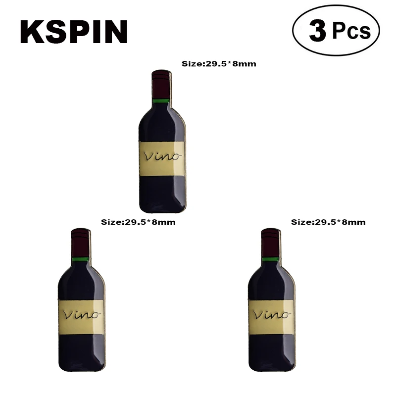 

Vino Lapel Pin Brooches Pins Flag badge Brooch Badges