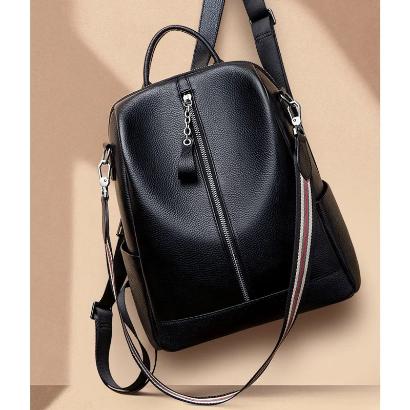 

Женский рюкзак из воловьей кожи с защитой от кражи