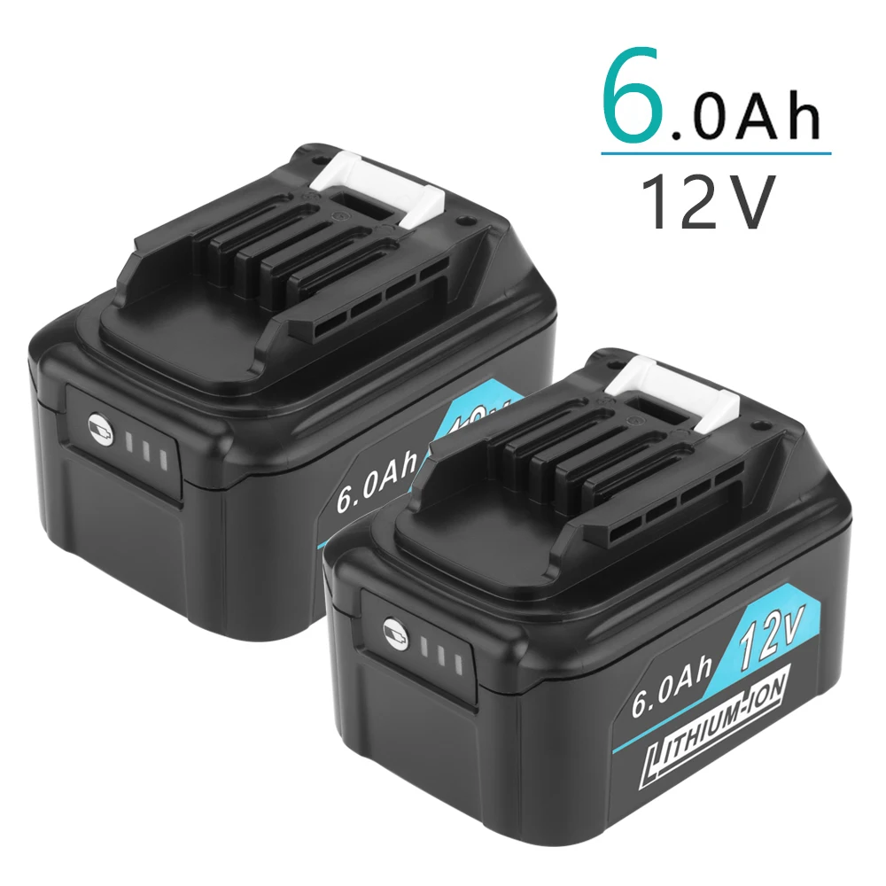 

12V 6000mAh Lithium Battery Rechargeable Batteries for Makita BL1040 BL1040B BL1041B BL1015 BL1020B BL1016 BL1021 MT01Z PH04Z