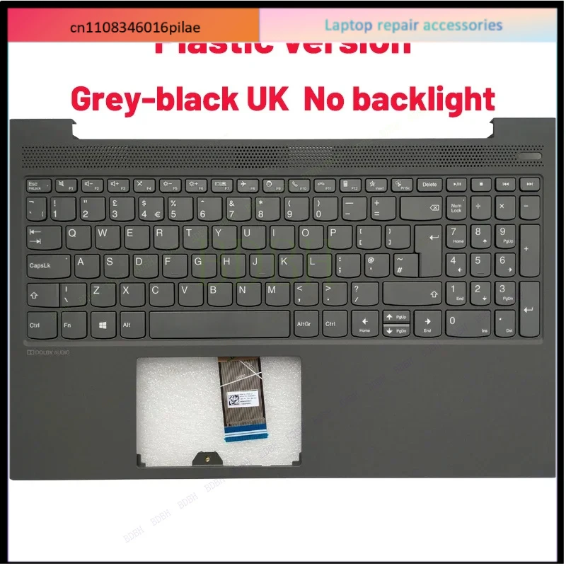 НОВАЯ американская клавиатура для ноутбуков Lenovo ideapad 5 15IIL05, 5 15ARE05, 5 15ITL05, 15ALC05, чехол-накладка на палмрест (art.: 3920da974ca81) - 3920da974ca81
