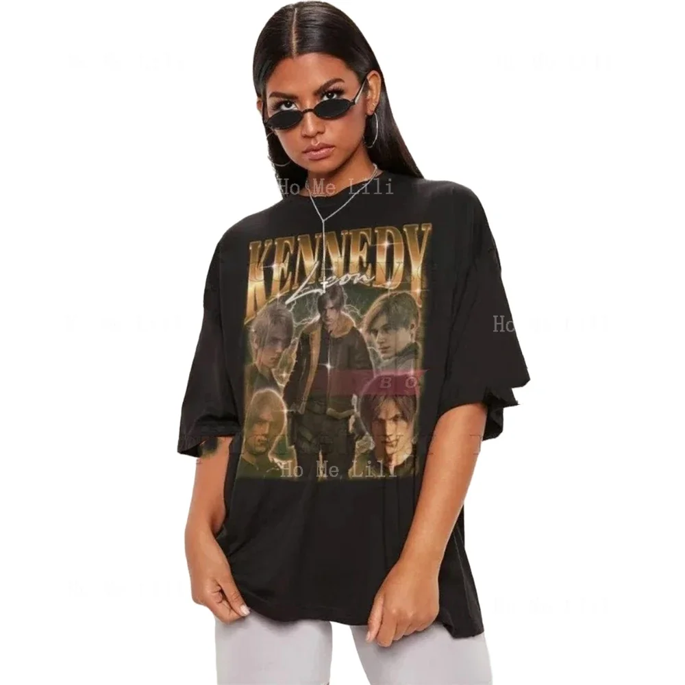 Спортивная женская футболка Леон рубашка Кеннеди Винтажная подарок