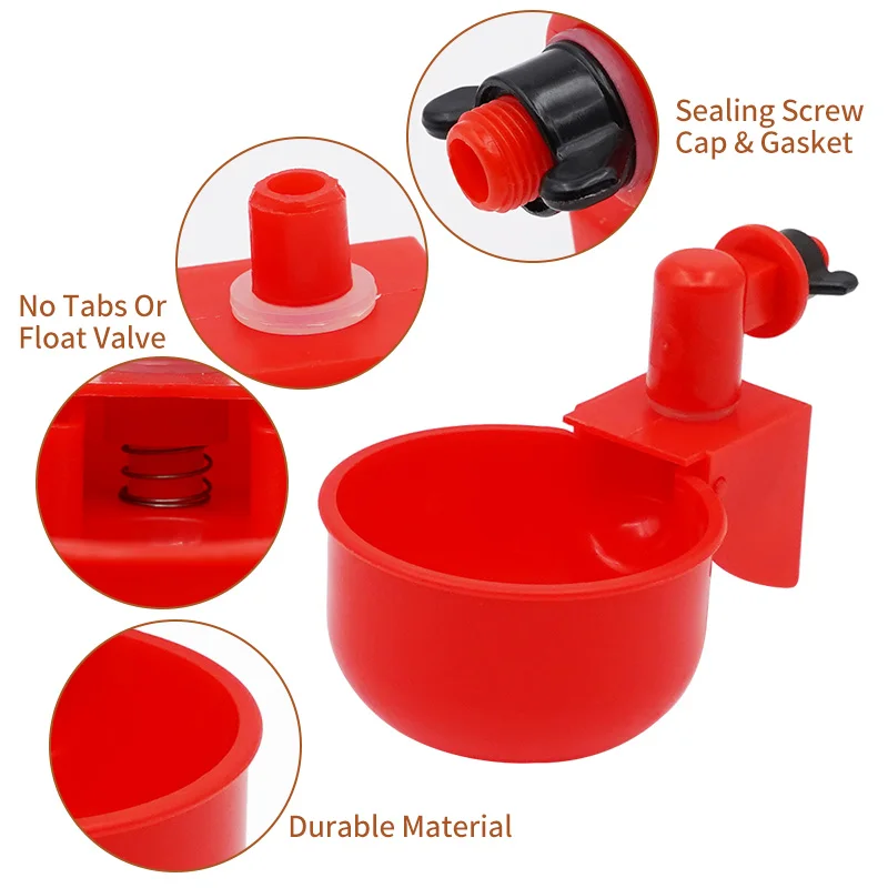 Автоматическая чашка для воды цыплят перепелов сосков чаша птицеводческой фермы