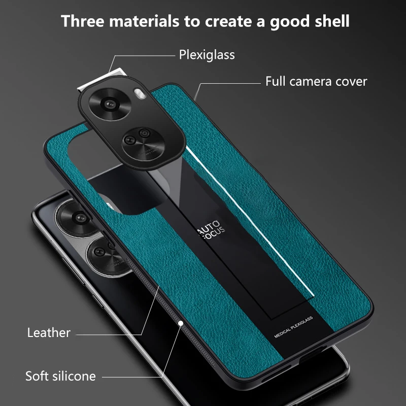 Чехол для телефона Huawei nova 11 SE nova11SE роскошный кожаный чехол из оргстекла