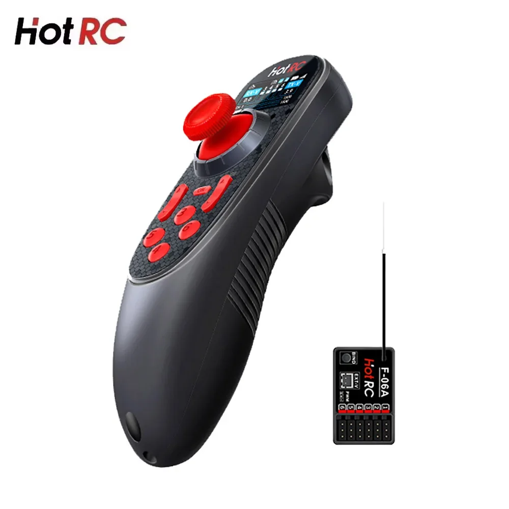 HOTRC DS-650 DS650 6-канальный 2,4 ГГц радиосистема передатчик пульт дистанционного управления с 6-канальным приемником DS 600 PWM для радиоуправляемой лодки (art.: 3920d090b2cc7) - 3920d090b2cc7
