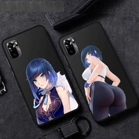 yelan genshin impact phone case for huawei p40 p20 p30 mate 40 20 10 lite pro nova 5t p smart 2019