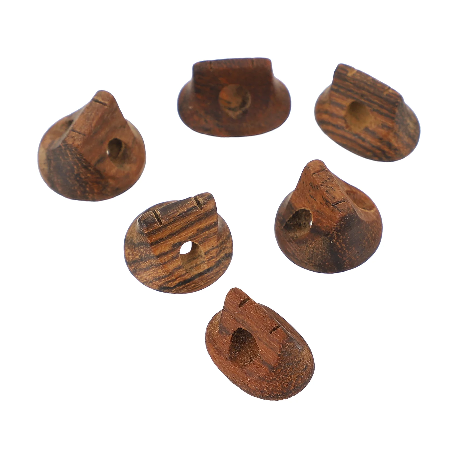 

6pcs Ebony Erhu Codes Chinese Traditional Instrument Part Mandolin Bridge Chinese Erhu Bridge Violin Bridge Erhu Supplies