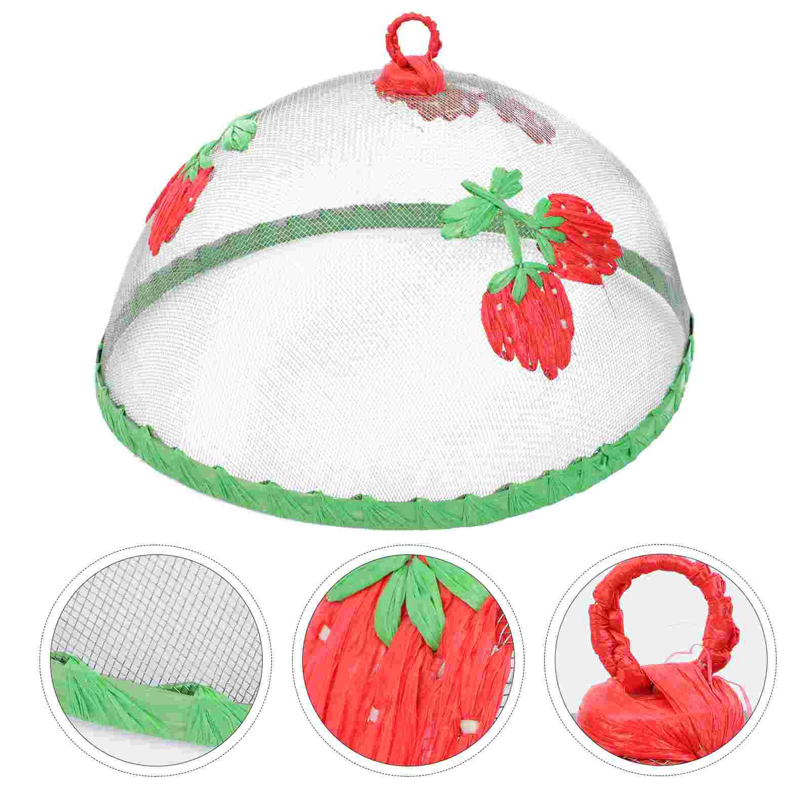 

Cover Mesh Umbrella Tent Screen Coversdome Guard Plate Nets Dessert Lid Netting Camping Round Transparent Indoor Net Protector